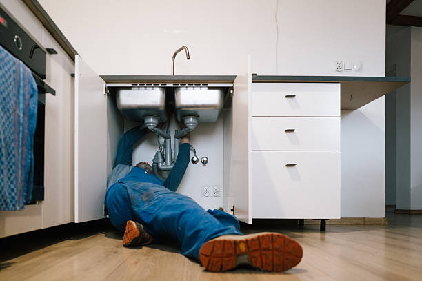 Professional Drain Cleaning technician working in Carrie, KY